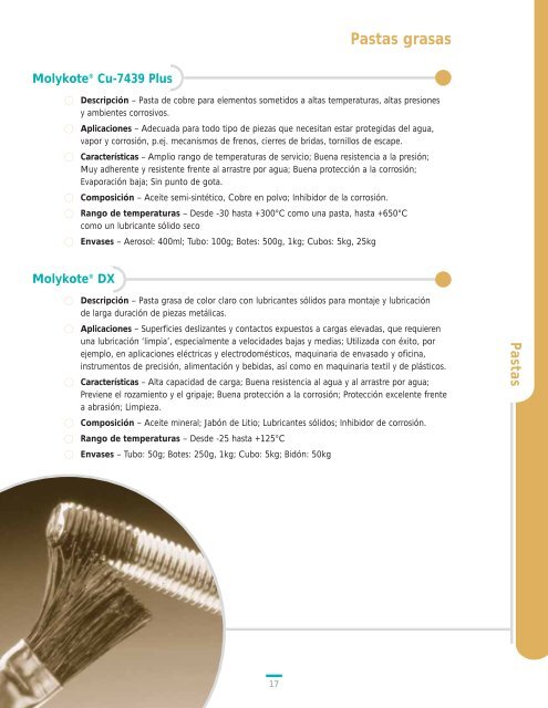 Lubricantes Industriales Molykote® - Guías Sectoriales de Grupo ...