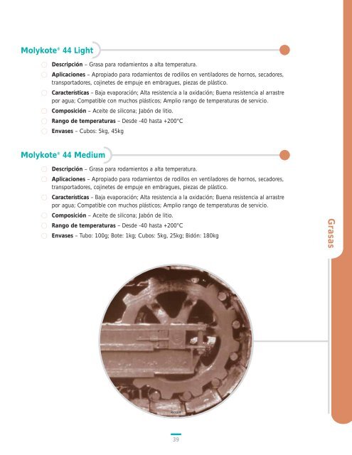 Lubricantes Industriales Molykote® - Guías Sectoriales de Grupo ...