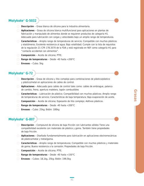 Lubricantes Industriales Molykote® - Guías Sectoriales de Grupo ...