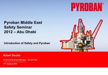 Pyroban Middle East Safety Seminar 2012 – Abu Dhabi