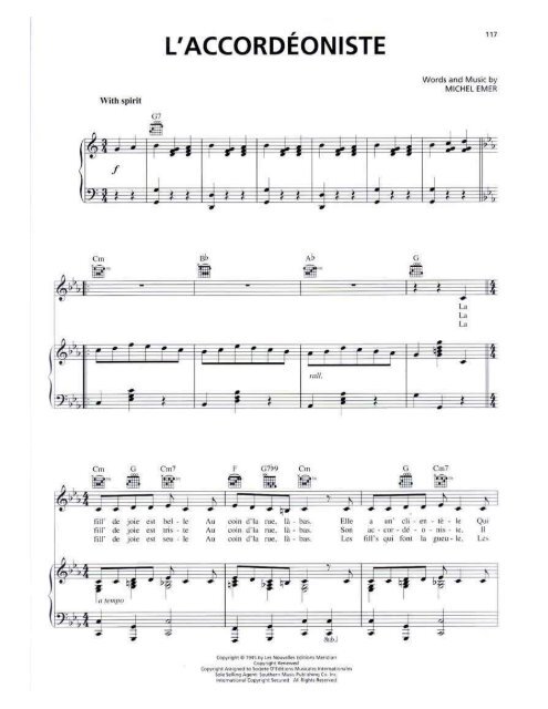 The Big Book Of French Songs