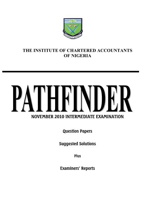 pathfinder - The Institute of Chartered Accountants of Nigeria