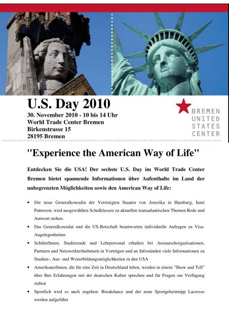 US Day 2010 HandOut