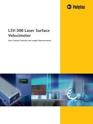 LSV-300 Laser Surface Velocimeter
