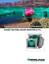 VisuNet Ind Panel Mount Monitors & PCs - Pepperl+Fuchs