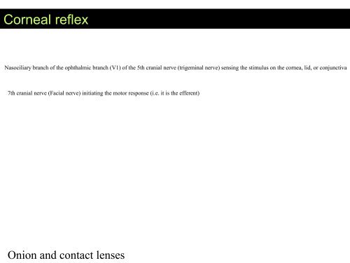 Visual apparatus Visual pathway Cortical visual fields