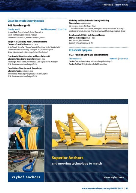 OCEAN, OFFSHORE and ARCTIC ENGINEERING - Kivi Niria