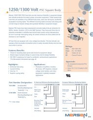 1250/1300 Volt PSC Square Body - Mersen