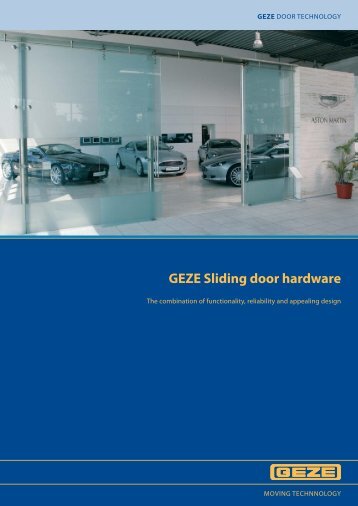 GEZE Sliding door hardware