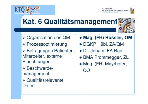 Qualitätsmanagement KTQ/ pCC - Kardinal Schwarzenberg'sches ...
