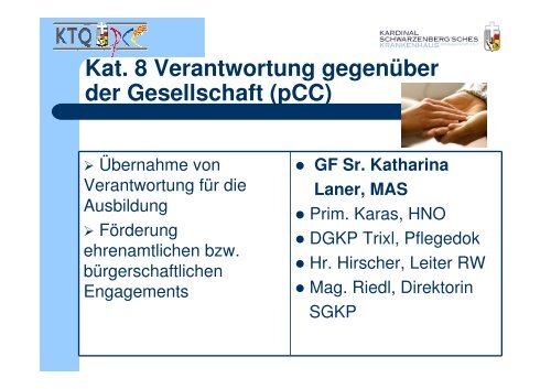 Qualitätsmanagement KTQ/ pCC - Kardinal Schwarzenberg'sches ...