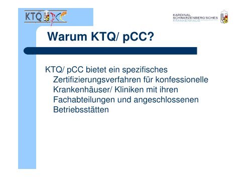 Qualitätsmanagement KTQ/ pCC - Kardinal Schwarzenberg'sches ...