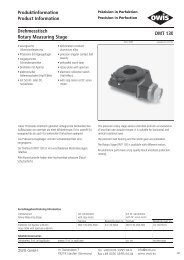 DMT 130 Drehmesstisch Rotary Measuring Stage ... - Trioptics