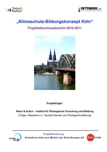 Klimaschutz-Bildungskonzept Köln: Projekt-Abschlussbericht