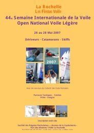 La Rochelle Les Fiestas Voile 44e Semaine Internationale de la ...