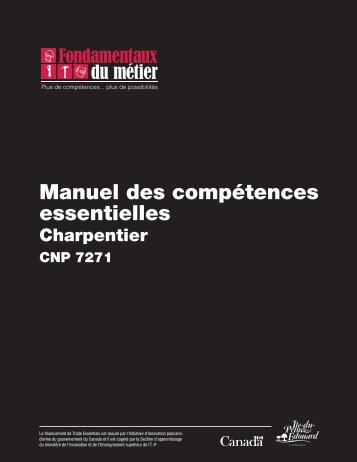 Manuel des compétences essentielles : Charpentier - Base de ...