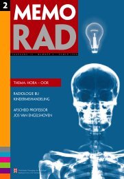 MemoRad 2008-2 - Nederlandse Vereniging voor Radiologie