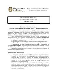 EEFD/UFRJ - 2005 Os cursos de pós-graduação Lato Sensu da ...