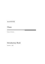 mat8102 Chaos Introductory Book