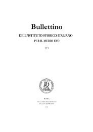 relazione in pdf - Istituto Storico Italiano per il Medioevo