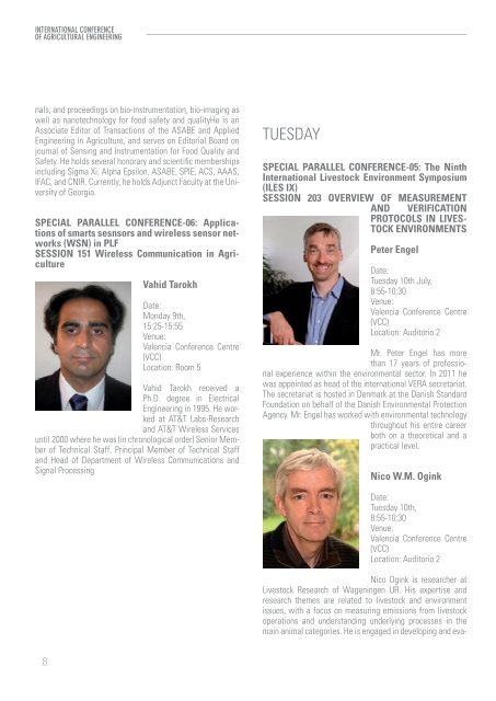 Cigrageng2012 Final Programme - International Conference of ...