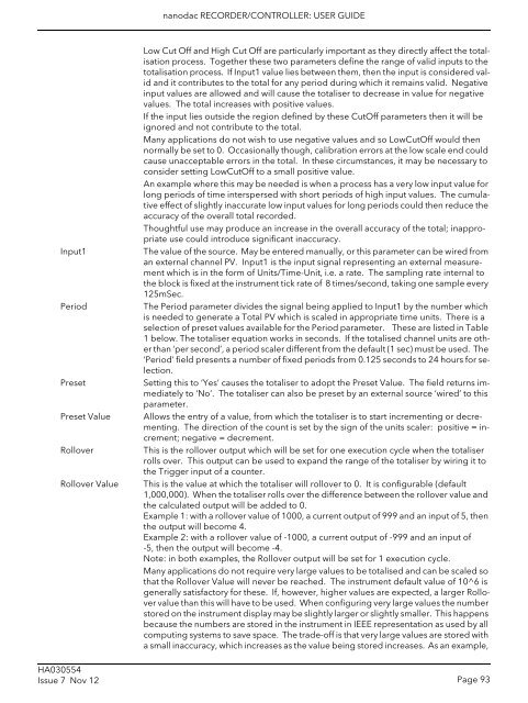 User Guide - Eurotherm Ltda