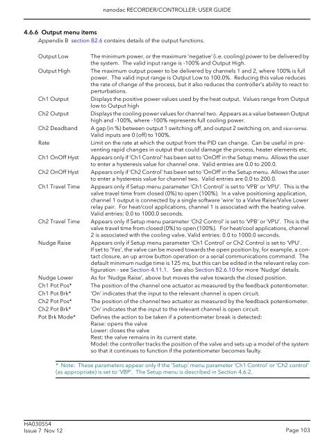 User Guide - Eurotherm Ltda