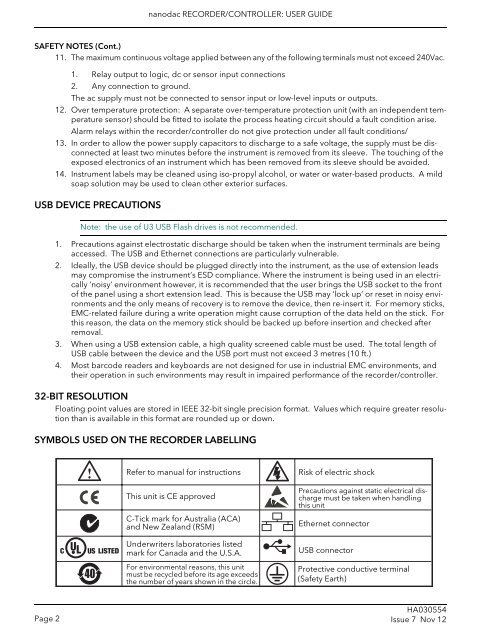 User Guide - Eurotherm Ltda