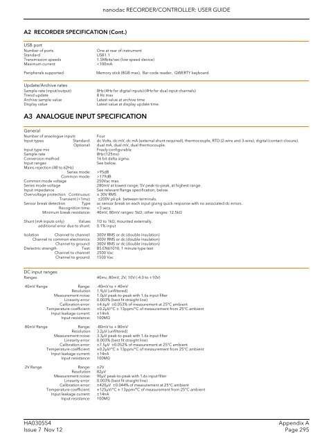 User Guide - Eurotherm Ltda