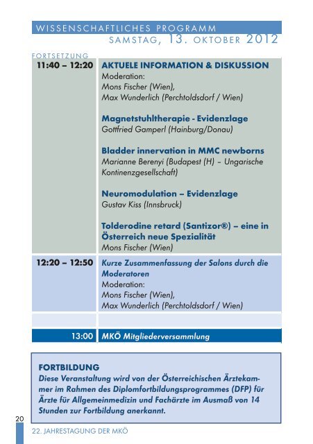 wieder frei fühlen - medizinische Kontinenzgesellschaft Österreich