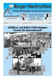 Kommunale Jugendarbeit - Konradsreuth
