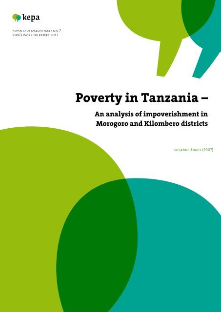 Poverty in Tanzania - An Analysis of Impoverishment ... - Into-eBooks