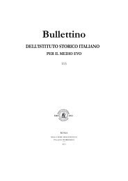 Bullettino - Istituto Storico Italiano per il Medioevo