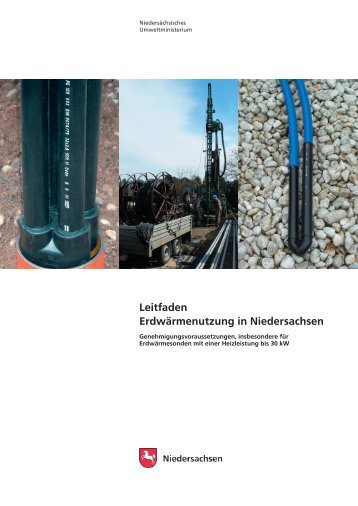 Leitfaden Erdwärmenutzung in Niedersachsen - Geothermie