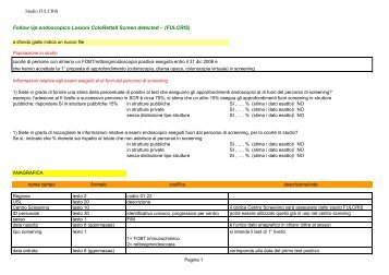 Nuova Bozza tracciato survey FULCRIS - GISCoR