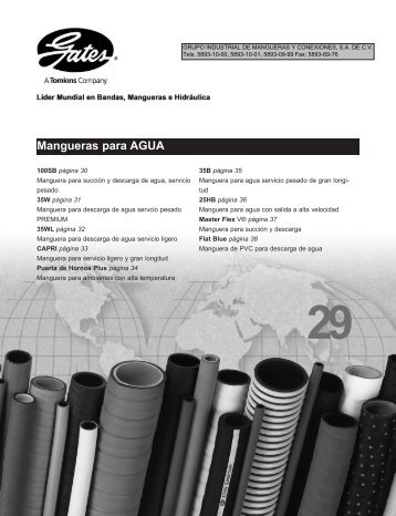 Mangueras para AGUA - LSR Distribuidor