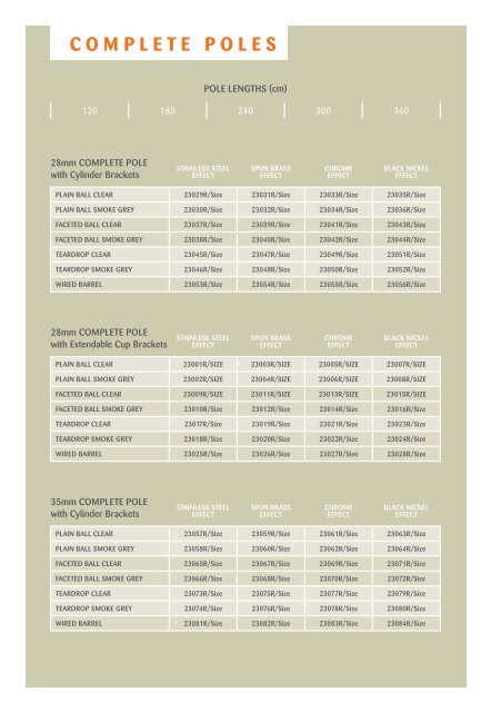 Rolls Neo Premium Leaflet - Curtain Poles