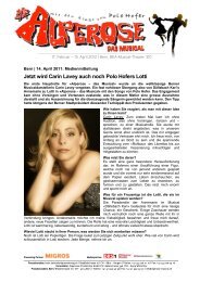 Carin Lavey Interview - Alperose- das Musical