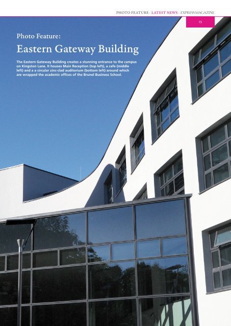 Issue 16 Autumn 2012 - Brunel University