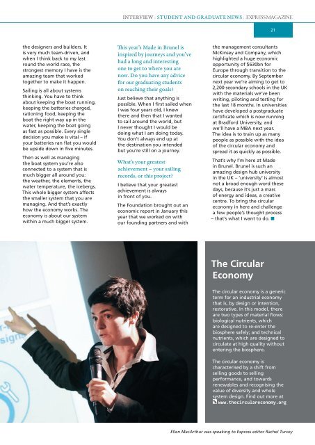 Issue 16 Autumn 2012 - Brunel University