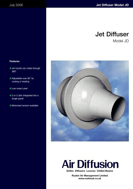 Jet Diffuser - Air Diffusion