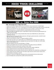 NQR Vs. Dodge Ram 5500 - Isuzu Truck Challenge