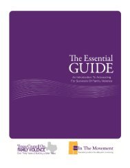the essential guide - Texas Council on Family Violence