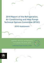 2010 Report of the Refrigeration, Air Conditioning and Heat ... - NASA