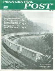May 1972 - Unlikely Penn Central Railroad