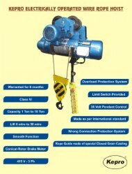 Download Electrical Wire Rope Hoist PDF - Calcuttayellowpages.com