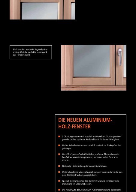 die neuen aluminium- holz-fenster - Kneer GmbH