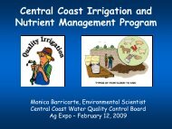 Central Coast Irrigation and Nutrient Management Program - ICWT