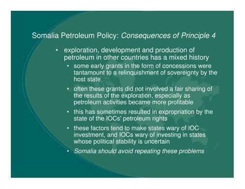 Somalia Petroleum Law - SomaliTalk.com