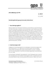 Handelsregistereintragung kommunaler Unternehmen